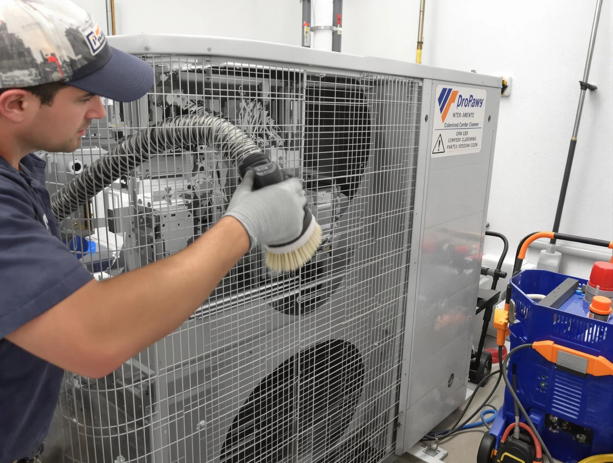 El Cerro Air Duct Cleaning specialist performing precision AC coil cleaning for improved system performance in El Cerro