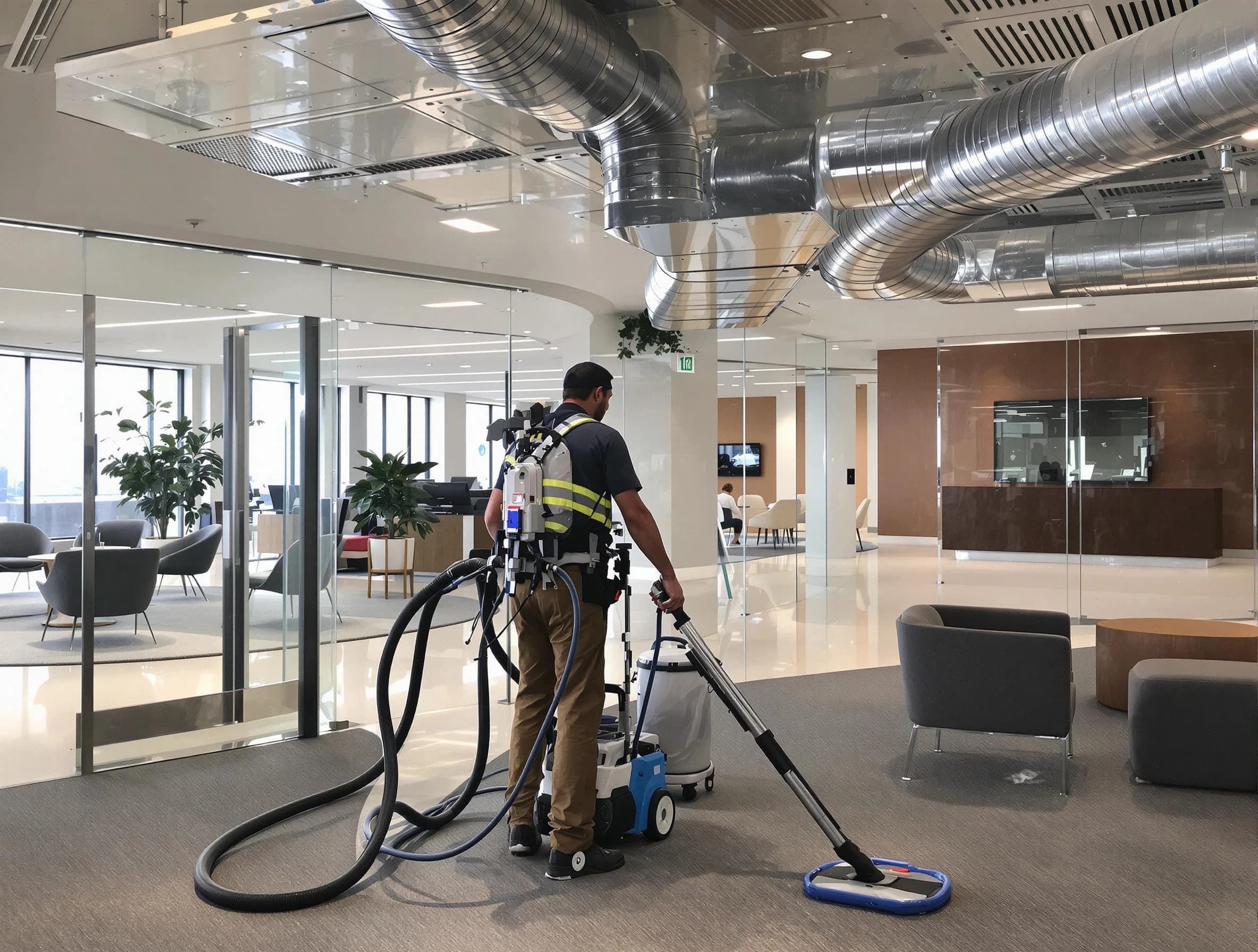 Commercial duct cleaning service by El Cerro Air Duct Cleaning in El Cerro
