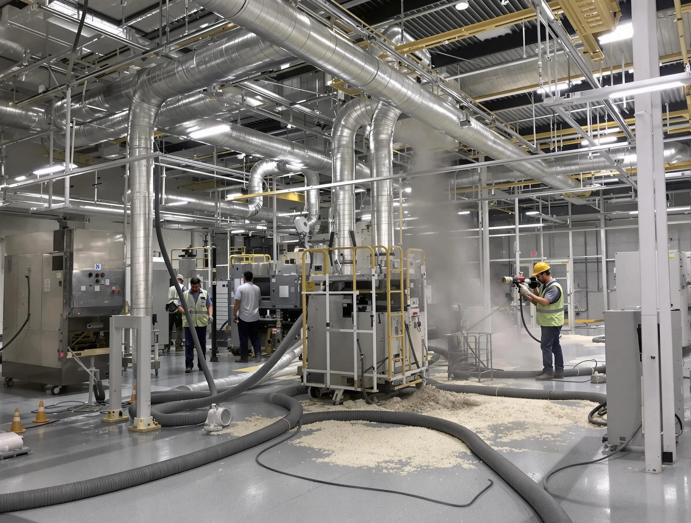 Heavy-duty industrial duct cleaning by El Cerro Air Duct Cleaning in El Cerro